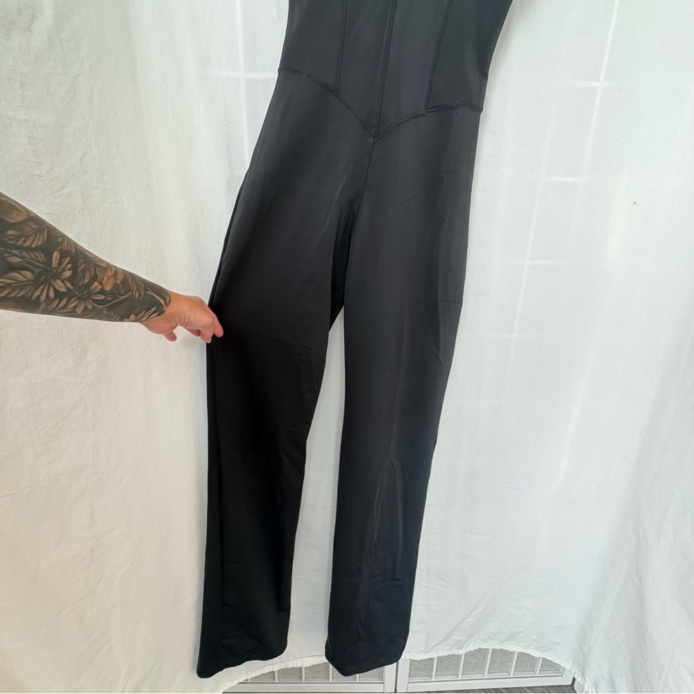 NWT SKIMS Glam Catsuit onyx black small - Picture 8 of 16